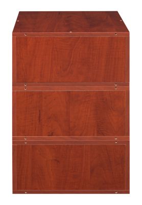 Image showing  Cubo Half-Size Stackable Bookshelf Storage Organization Cubes, 3-Pack