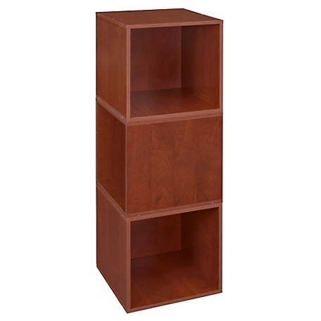 Niche Cubo Stackable Bookshelf Storage Organization Cube, 3 Pack