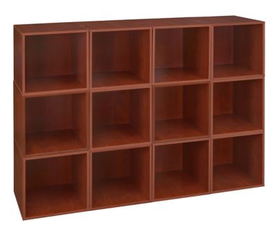 Niche Cubo Stackable Bookshelf Storage Organization Cube, 12 Pack
