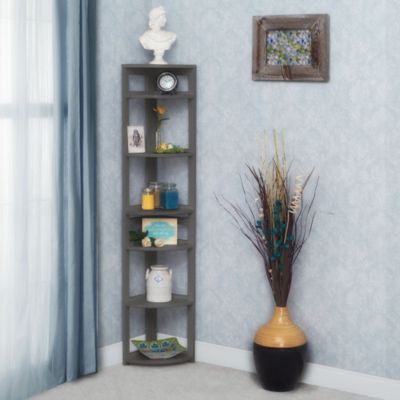 Image showing  Regency 6-Shelf Flip Flop Corner Folding Bookcase