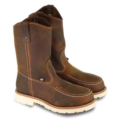 Thorogood Moc Safety Toe Wellington Boots, 11 in.