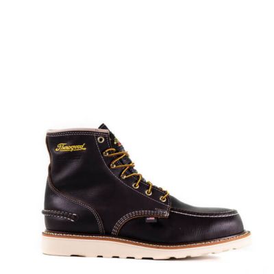 Thorogood Men's Moc Toe Waterproof Moc Safety Boots, 6 in.
