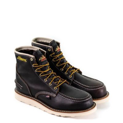 Image showing 1 th Thorogood Men's Moc Toe Waterproof Moc Safety Boots, 6 in.