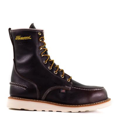 Thorogood Men's Moc Toe Waterproof Boots, 8 in., 11.5 EE,Briar Pitstop ...