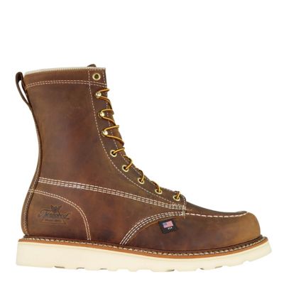 Image showing  Men's Moc Toe Wedge Boots, 8 in.