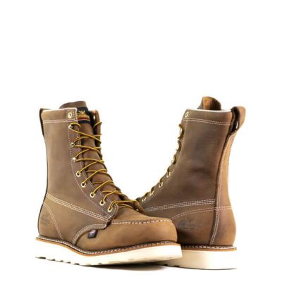 Image showing 4 th Thorogood Men's Moc Toe Wedge Boots, 8 in.