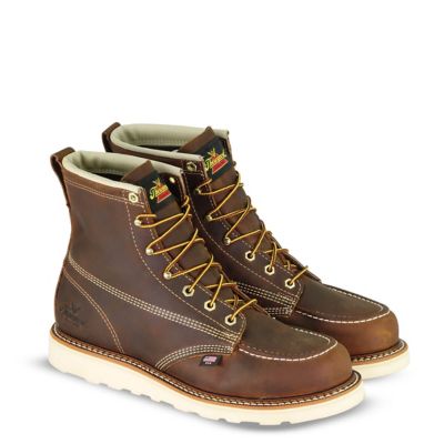 Image showing  Men's Moc Toe Wedge Boots, 6 in.