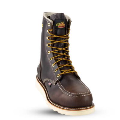 Image showing  Men's Round Toe Waterproof Moc Non-Safety Boots, 8 in.
