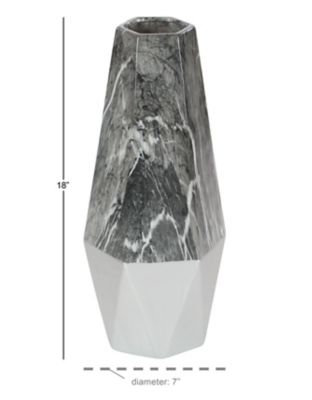 Image showing  Ceramic Contemporary Vase, 18 in.