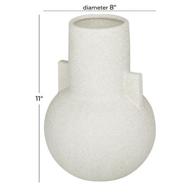 Image showing 5 th Cosmoliving by Cosmopolitan Ceramic Modern Vase, White
