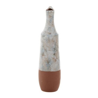 Image showing  Ceramic Farmhouse Vase with Handle, 22.9 in., White