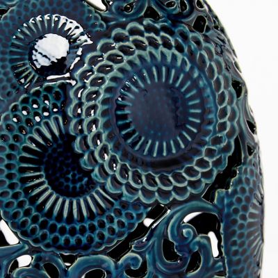Image showing  Ceramic Eclectic Vase Set, Blue, 2 pc.