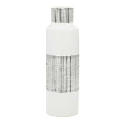 Image showing  Minimalist Ceramic Modern Vase, 22.05 in., White