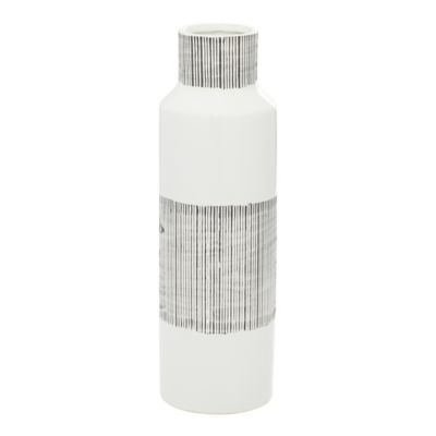 Image showing  Minimalist Ceramic Modern Vase, 22.05 in., White