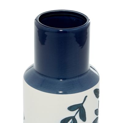 Image showing  Blue Ceramic Modern Flower Vase
