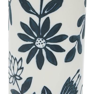 Image showing  Blue Ceramic Modern Flower Vase