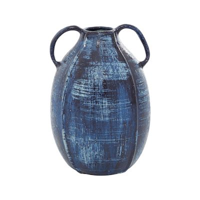 Image showing  Ceramic Contemporary Vase, 17 in., Blue