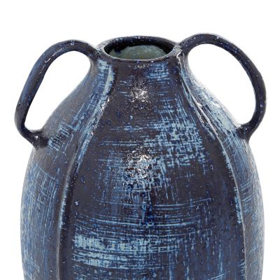 Image showing  Ceramic Contemporary Vase, 17 in., Blue