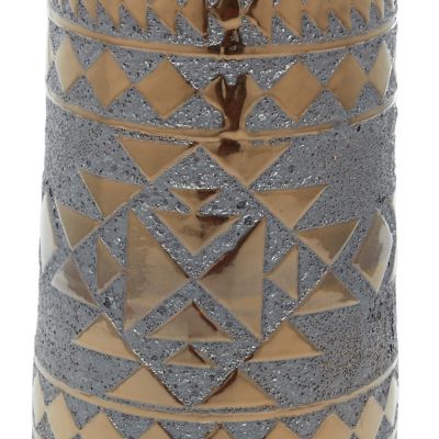 Image showing  Gold Porcelain Contemporary Vase