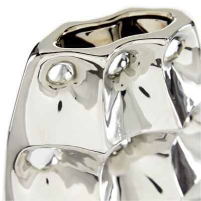 Image showing  Ceramic Modern Vase, Silver