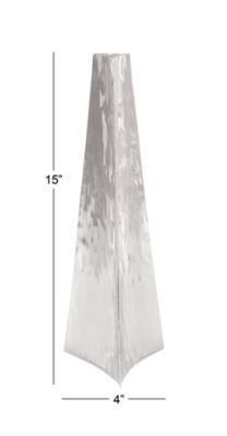 Image showing 6 th Harper & Willow Silver Stainless Steel Industrial Vase