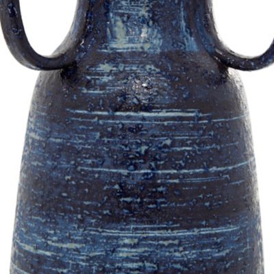 Image showing  Ceramic Contemporary Vase, 17 in., Blue