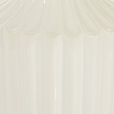 Image showing  Ceramic Modern Vase, 6 in. x 6 in. x 13 in., White