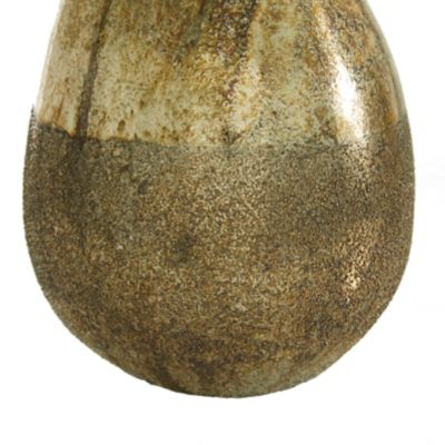 Image showing  Glass Rustic Vase Set, Gold/Taupe, 2 pc.