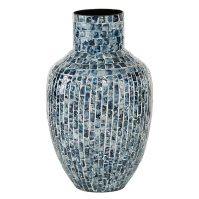 Image showing  Blue Wood Coastal Vase