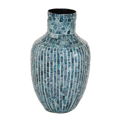 Image showing  Blue Wood Coastal Vase