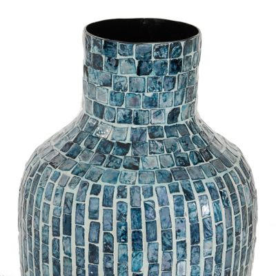 Image showing  Blue Wood Coastal Vase