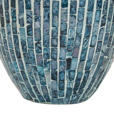 Image showing  Blue Wood Coastal Vase