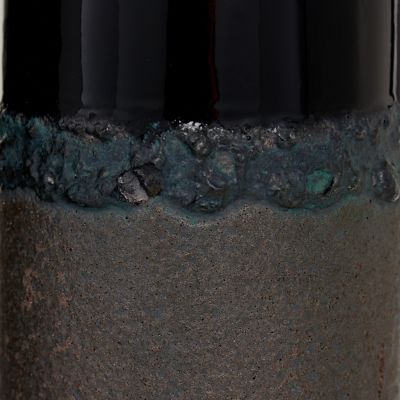 Image showing  Ceramic Rustic Vase Set, Black, 2 pc.