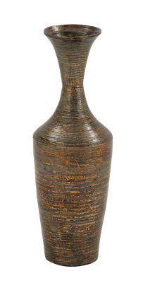 Image showing  Dried Plant Traditional Vase, 23.45 in.