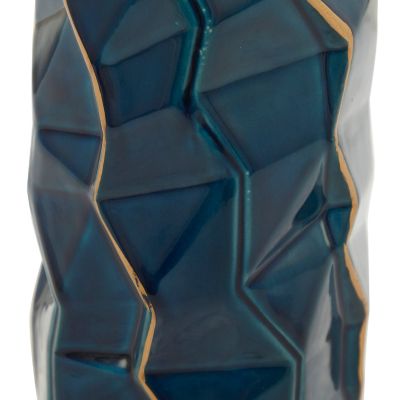 Image showing  Ceramic Modern Vase, 21 in., Blue