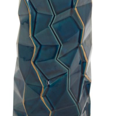 Image showing  Ceramic Modern Vase, 21 in., Blue