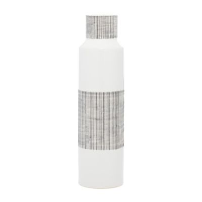 Image showing  Minimalist Ceramic Modern Vase, 22.05 in., White