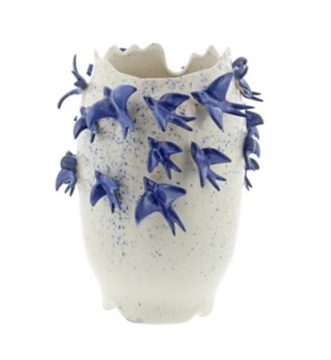Image showing  White Ceramic Coastal Vase