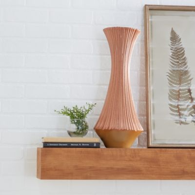 Harper & Willow Rust Ceramic Modern Vase