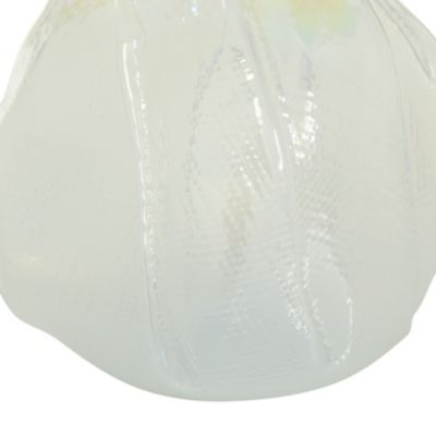 Image showing  White Glass Contemporary Vase
