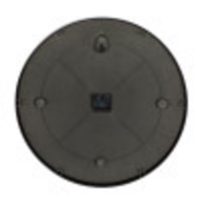 Image showing 2 th Harper & Willow Glass Contemporary Wall Clock, 20 in., Black