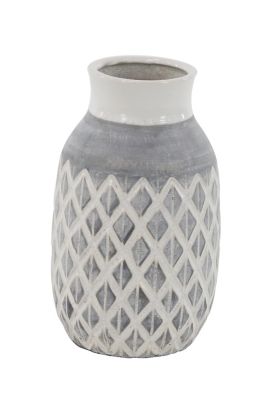 Image showing  Ceramic Coastal Vase, 13 in.