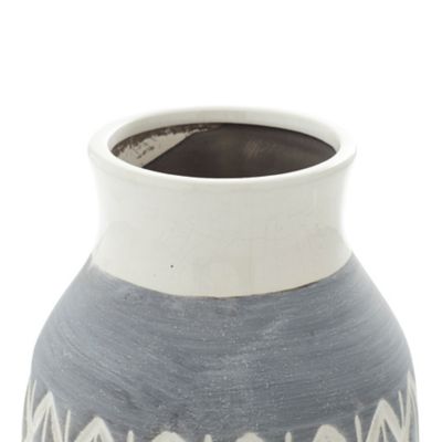 Image showing  Ceramic Coastal Vase, 13 in.
