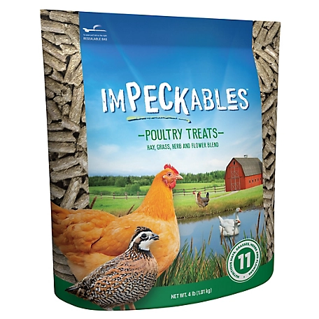 ImPECKables Grass and Herb Poultry Treats, 4 lb.