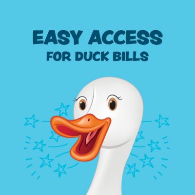 Image showing  7 lb. Duck Feeder, Blue