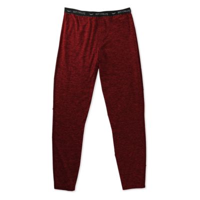 Hot Chillys Men's Stretch Fit Natural-Rise Clima-Tek Polyester Base Layer Bottoms