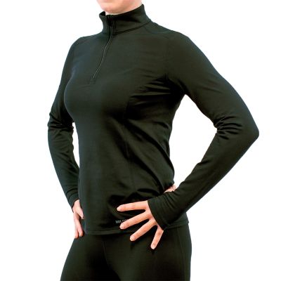 Hot Chillys Women's Micro-Elite Chamois Zip-T, HC9730