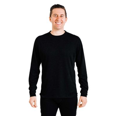 Polarmax Men's Double Layer Crew Jersey Knit Base Layer Shirt