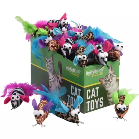 Multipet Safari Mouse Cat Toys Catnip Toys