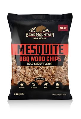 Bear Mountain Mesquite Flavor BBQ Wood Chips, 2 lb.